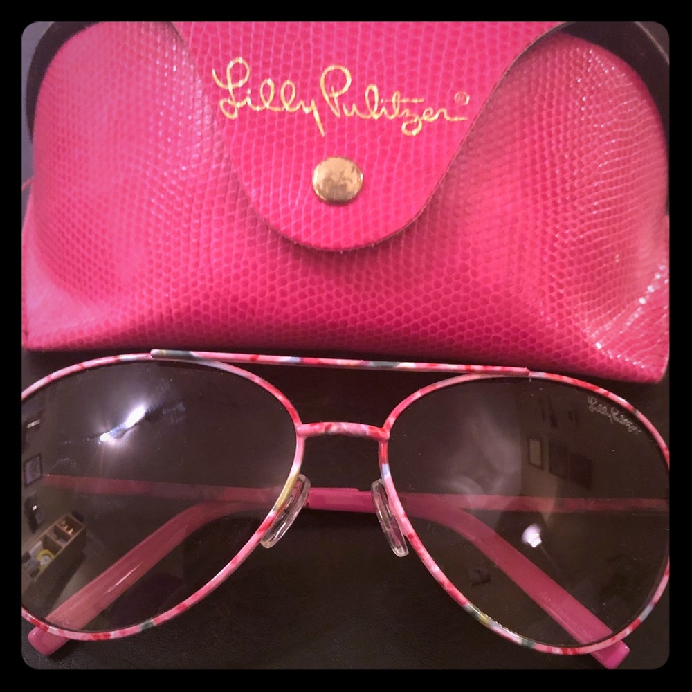 Lilly Pulitzer sunglasses- great condition!